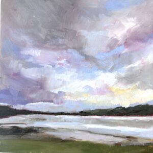 “Otter Estuary February 2026” 20cm x 20cm Oil on Cradled Panel £350